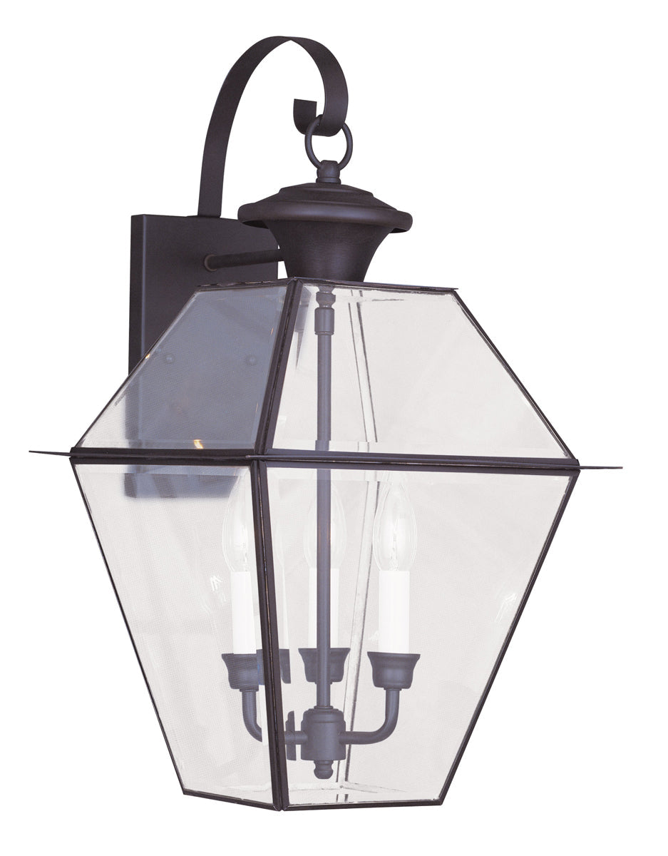 Livex Lighting Westover 3-Light Outdoor Wall Lantern