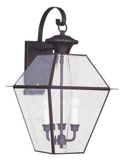 Livex Lighting Westover 3-Light Outdoor Wall Lantern