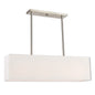 Livex Lighting Summit 4-Light Linear Chandelier In Brushed Nickel