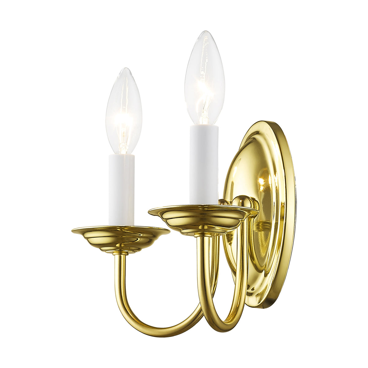 Livex Lighting Home Basics 2-Light Wall Sconce