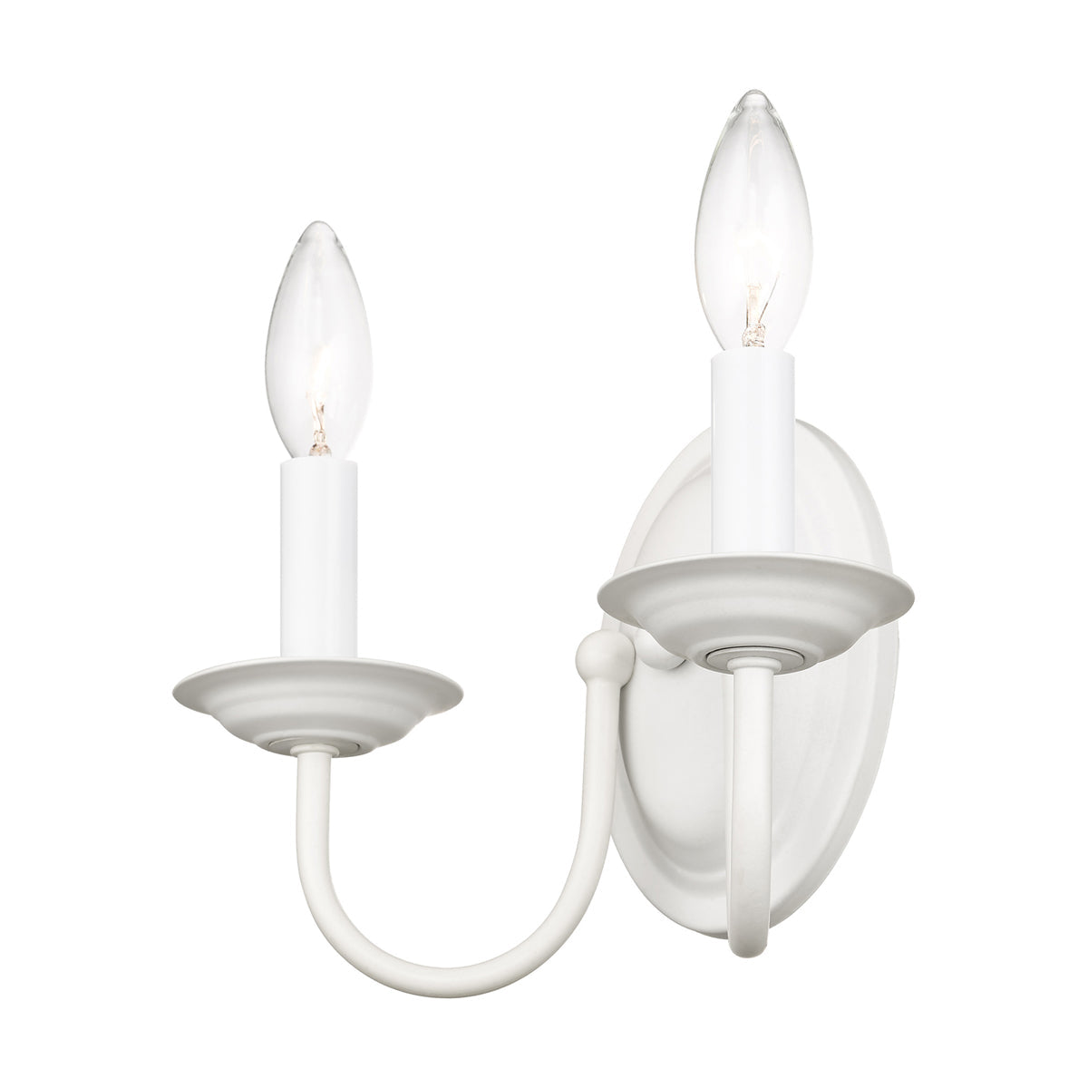 Livex Lighting Home Basics 2-Light Wall Sconce