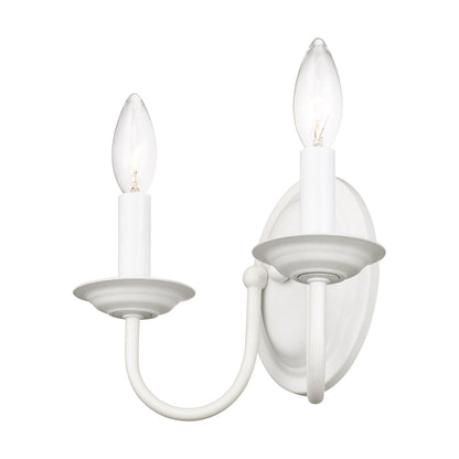 Livex Lighting Home Basics 2-Light Wall Sconce