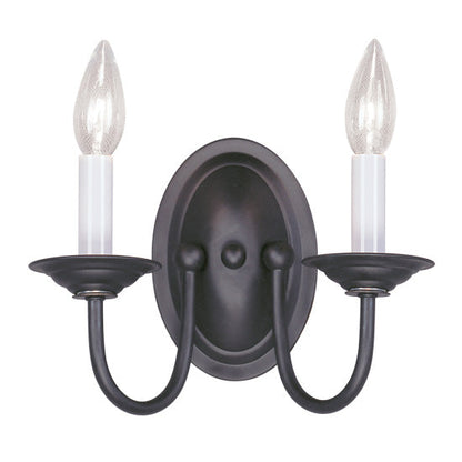 Livex Lighting Home Basics 2-Light Wall Sconce