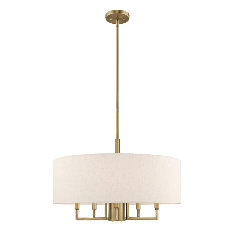 Livex Lighting Meridian 5+1 Light Pendant Chandelier