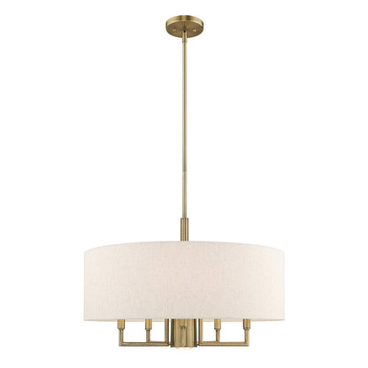 Livex Lighting Meridian 5+1 Light Pendant Chandelier