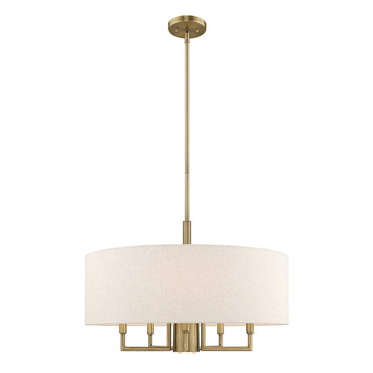 Livex Lighting Meridian 5+1 Light Pendant Chandelier