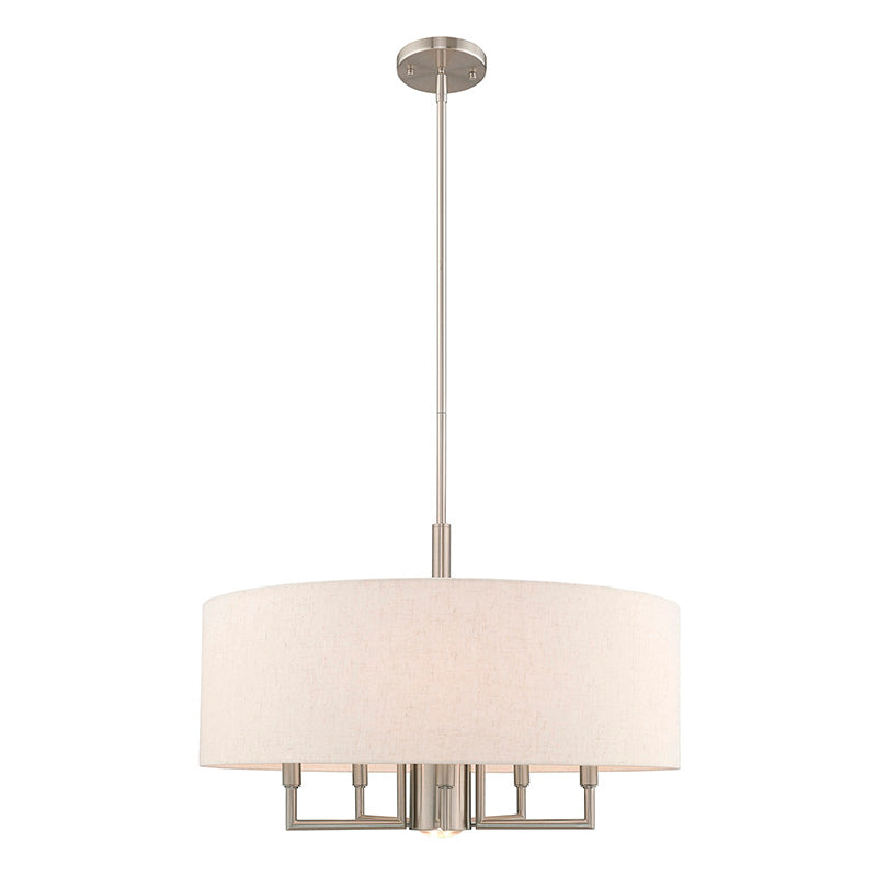 Livex Lighting Meridian 5+1 Light Pendant Chandelier