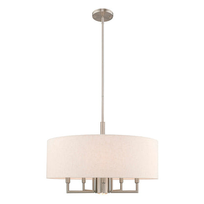 Livex Lighting Meridian 5+1 Light Pendant Chandelier