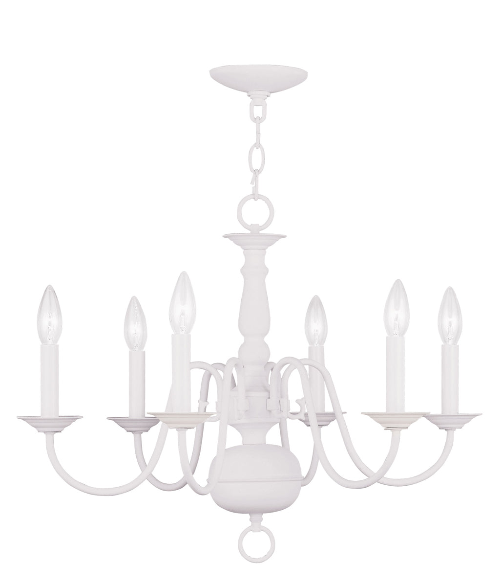 Livex Lighting Williamsburgh 6-Light Chandelier