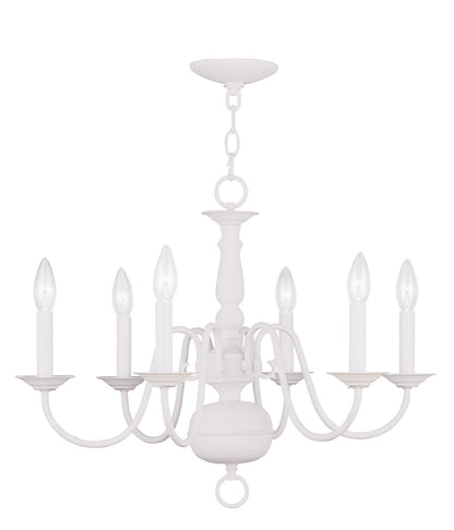 Livex Lighting Williamsburgh 6-Light Chandelier