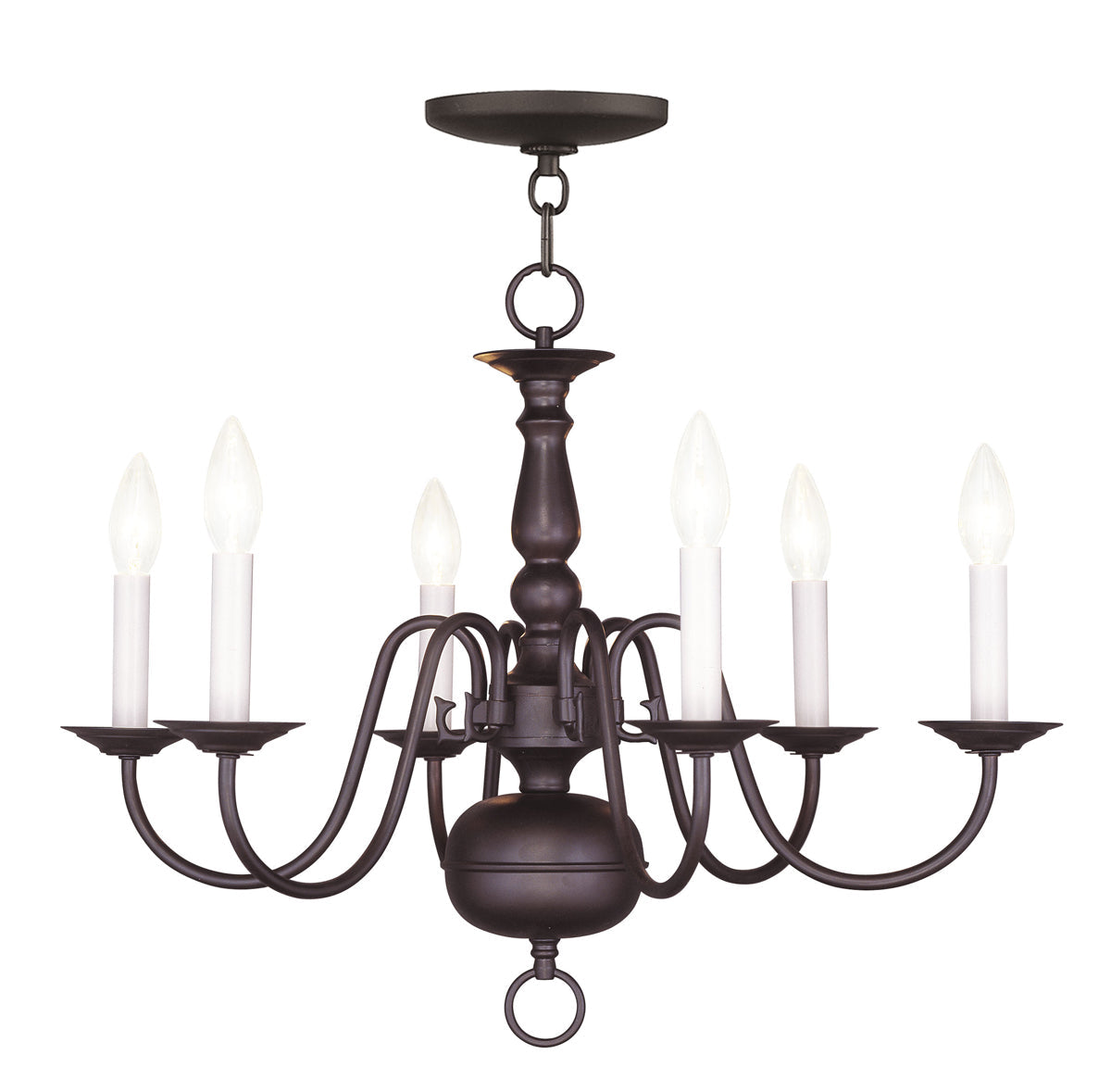 Livex Lighting Williamsburgh 6-Light Chandelier