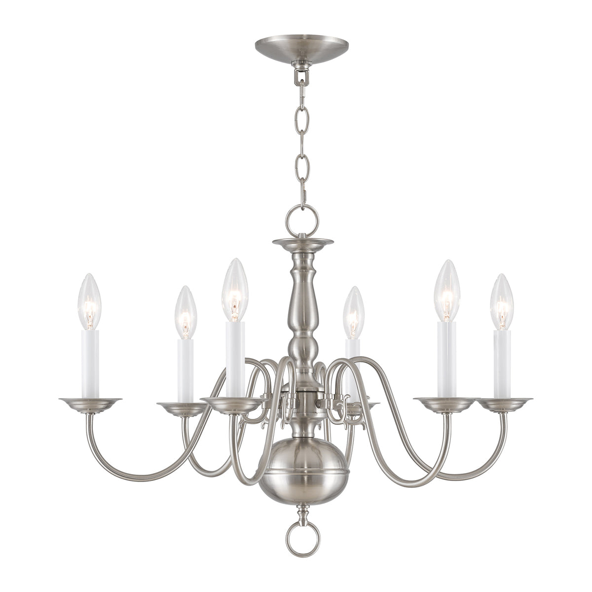 Livex Lighting Williamsburgh 6-Light Chandelier