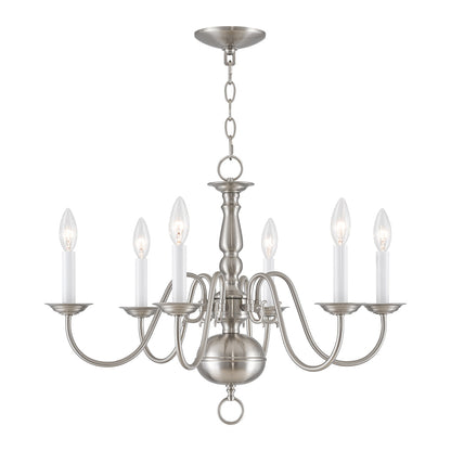 Livex Lighting Williamsburgh 6-Light Chandelier