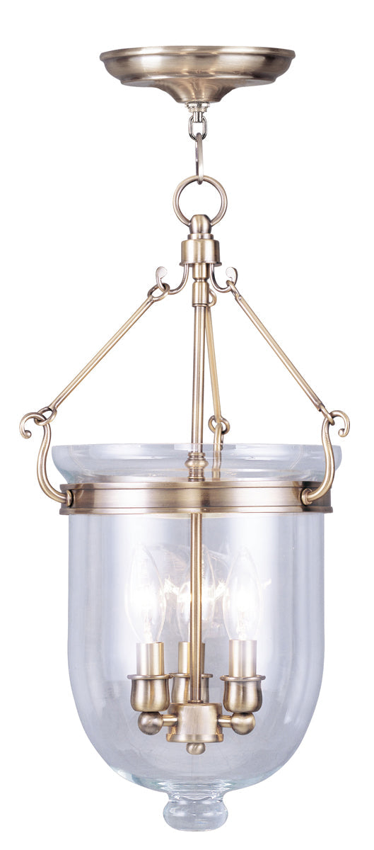 Livex Lighting Jefferson 3-Light Chain Lantern