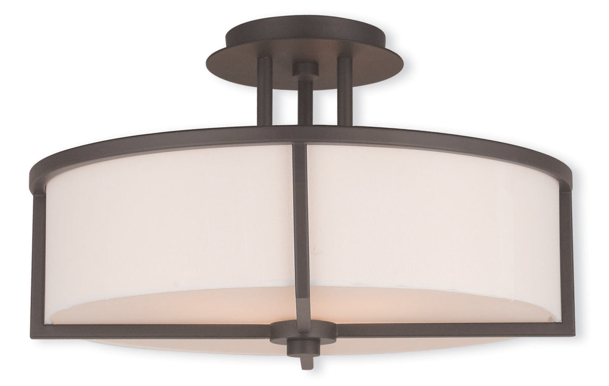Livex Lighting Wesley 3-Light Ceiling Mount