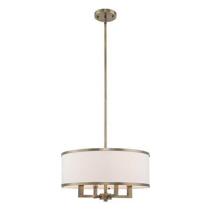 Livex Lighting Park Ridge 4-Light Pendant Chandelier