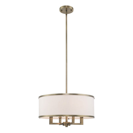Livex Lighting Park Ridge 4-Light Pendant Chandelier