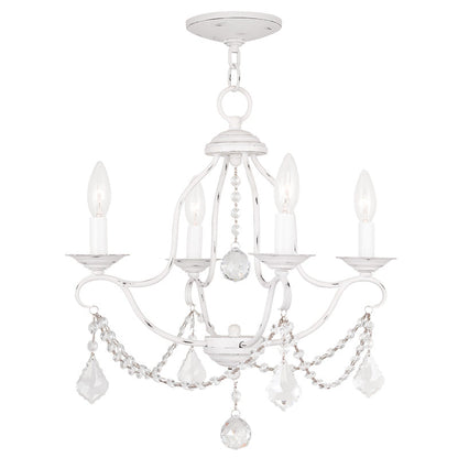 Livex Lighting Chesterfield 4-Light Mini Chandelier