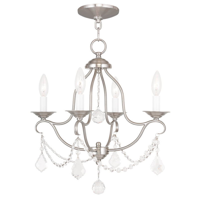 Livex Lighting Chesterfield 4-Light Mini Chandelier