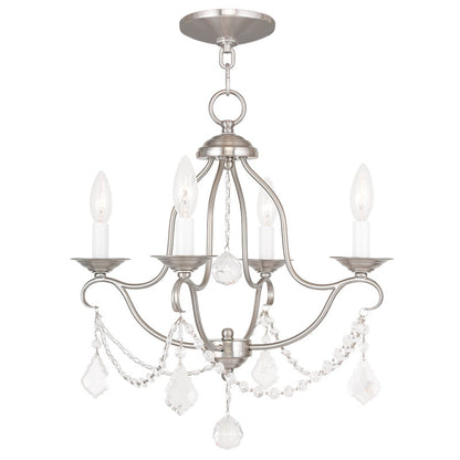 Livex Lighting Chesterfield 4-Light Mini Chandelier