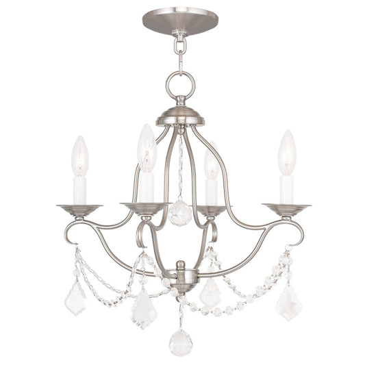 Livex Lighting Chesterfield 4-Light Mini Chandelier