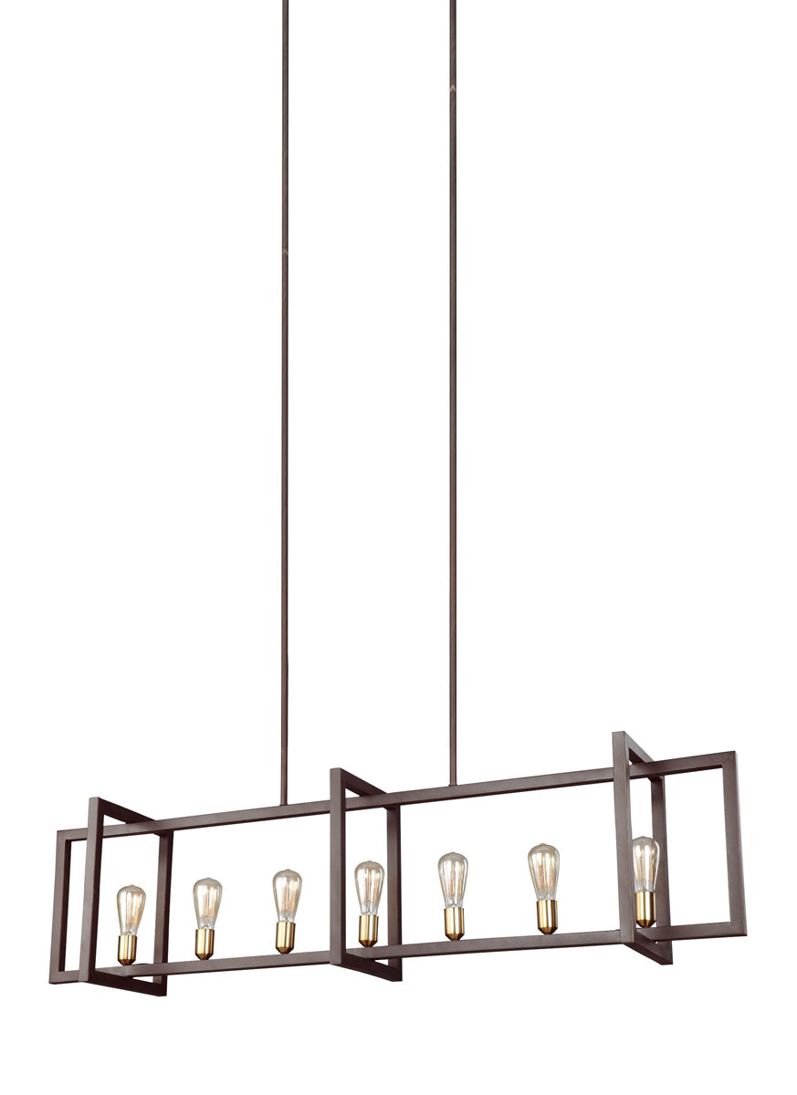  Finnegan Chandelier In New World Bronze