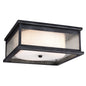  Pediment Outdoor Lighting In Dark Weathered Zinc