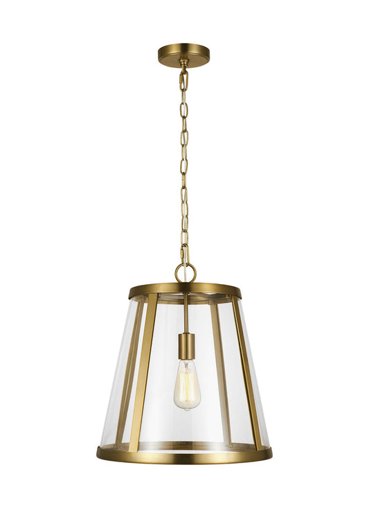  Harrow Pendant In Burnished Brass