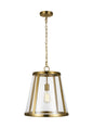  Harrow Pendant In Burnished Brass