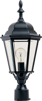 Maxim Westlake Cast 1-Light Outdoor Pole/Post Lantern In Black