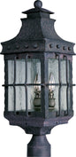Maxim Nantucket 3-Light Outdoor Pole/Post Lantern In Country Forge