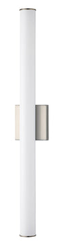 Maxim Rail 30" LED Bath Sconce In Satin Nickel