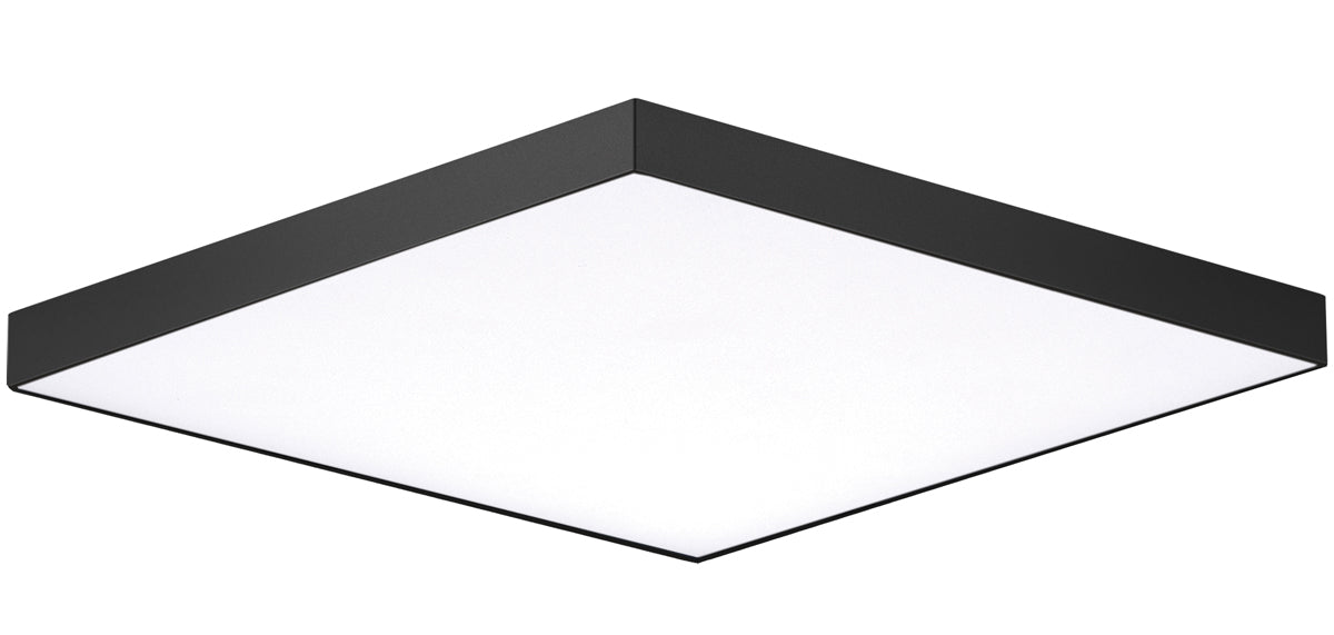 Maxim Trim 8.5" SQ LED Flush Mount 3000K In Black