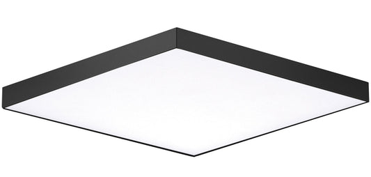 Maxim Trim 8.5" SQ LED Flush Mount 3000K In Black