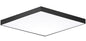Maxim Trim 8.5" SQ LED Flush Mount 3000K In Black