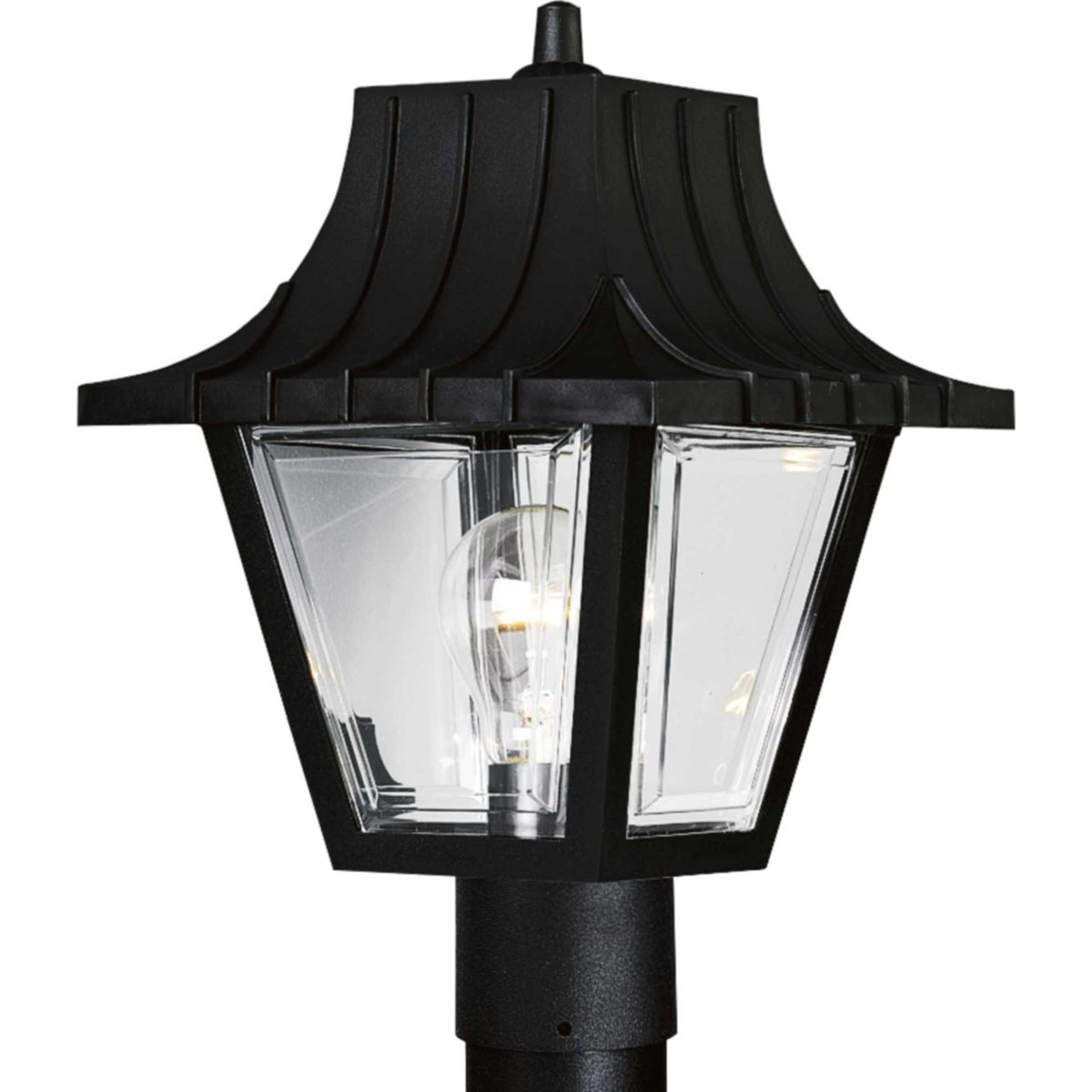  Mansard 1-Light Post Lantern