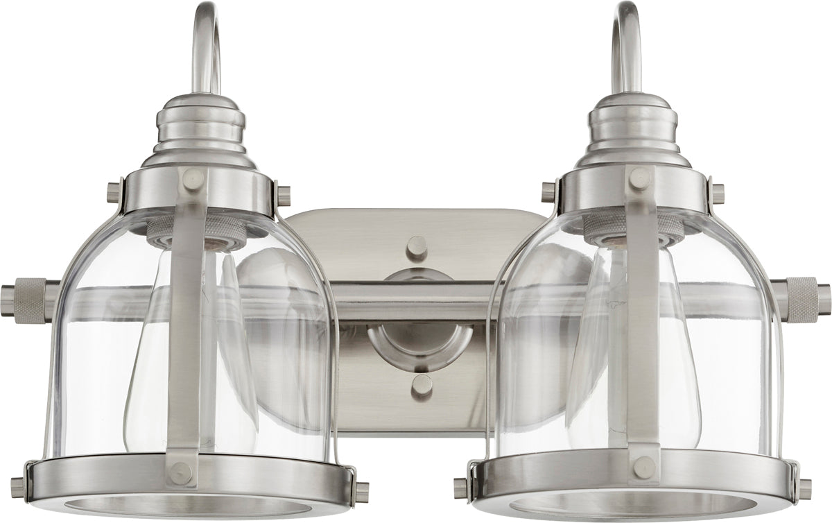  Banded Dome 2-Light Vanity