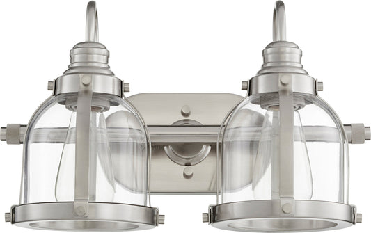  Banded Dome 2-Light Vanity