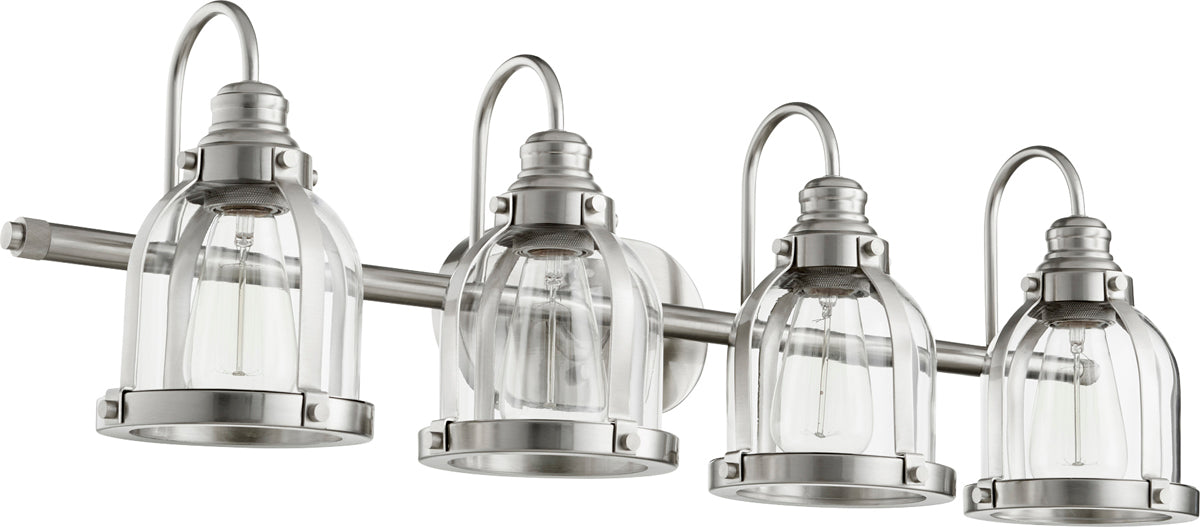  Banded Dome 4-Light Vanity