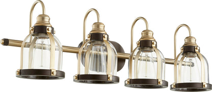  Banded Dome 4-Light Vanity