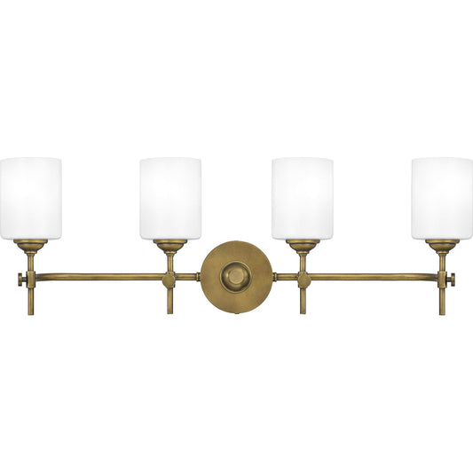  Aria 4-Light Bath Vanity In Weathered Brass