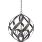  Blacksmith 5-Light Pendant In Old Black Finish