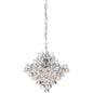  Bordeaux 4-Light Flush Mount In Polished Chrome