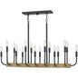  Coda 16-Light Island Light In Matte Black