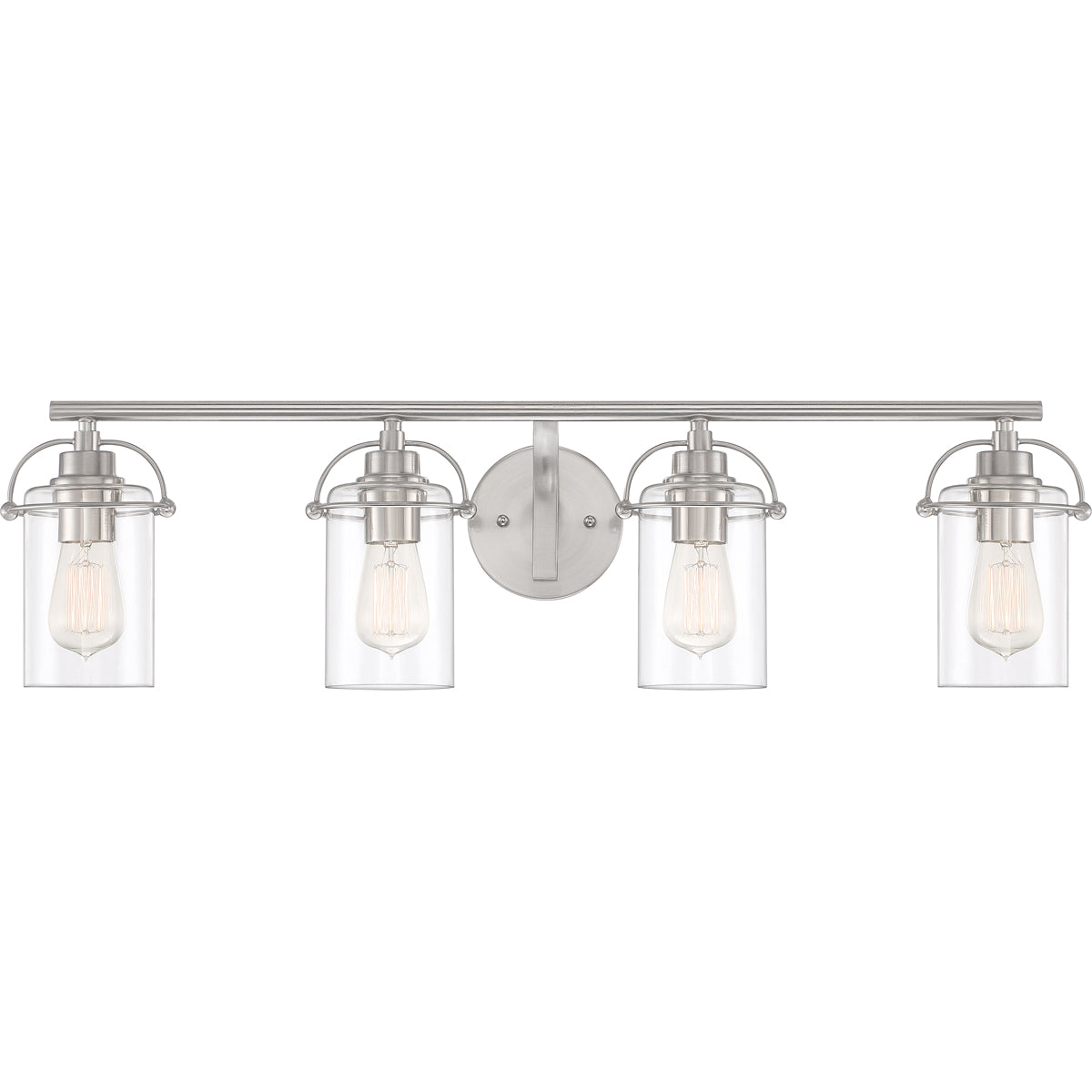  Emerson 4-Light Bath Vanity In Brushed Nickel