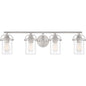  Emerson 4-Light Bath Vanity In Brushed Nickel