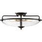  Griffin 4-Light Flush Mount In Palladian Bronze