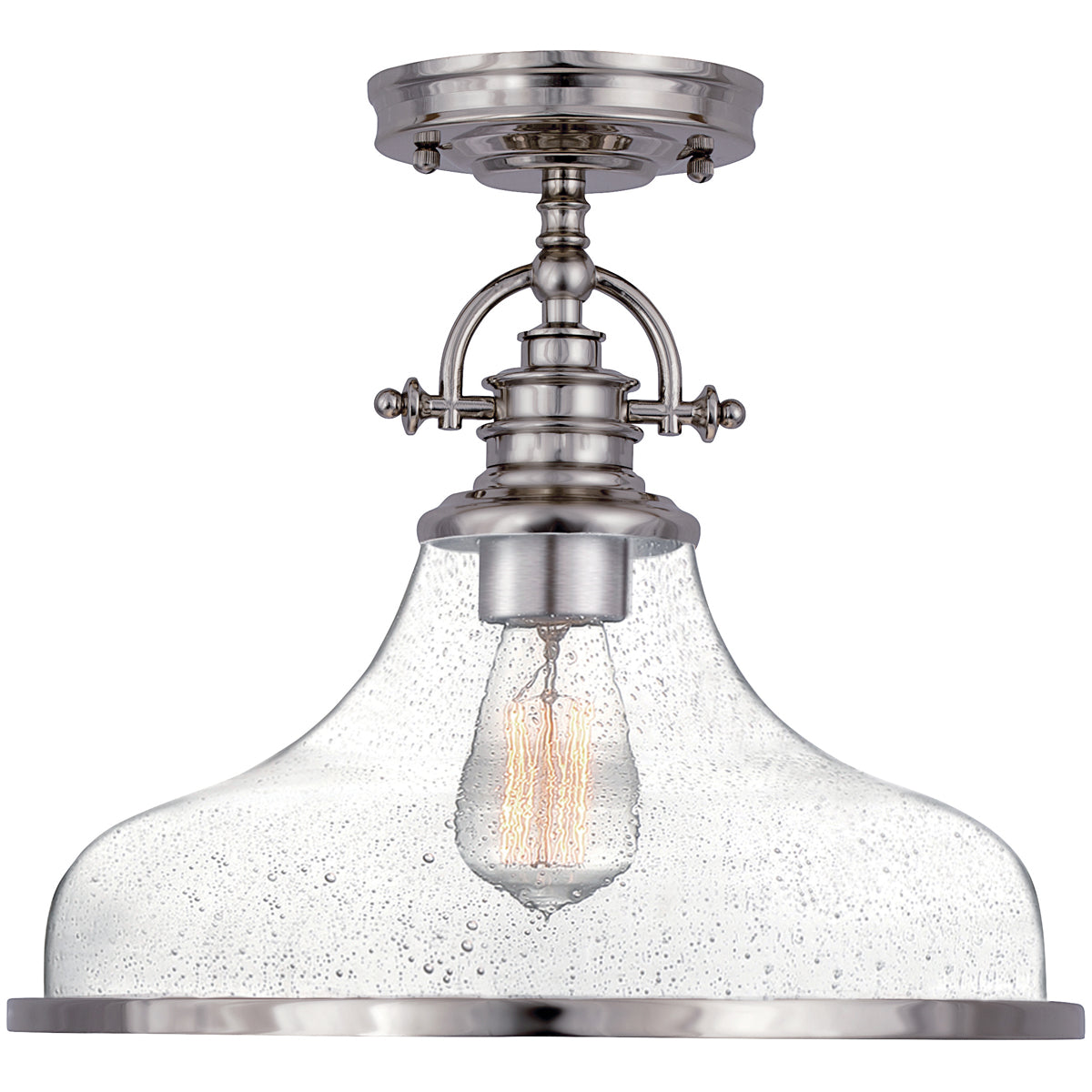  Grant 1-Light Semi-Flush Mount