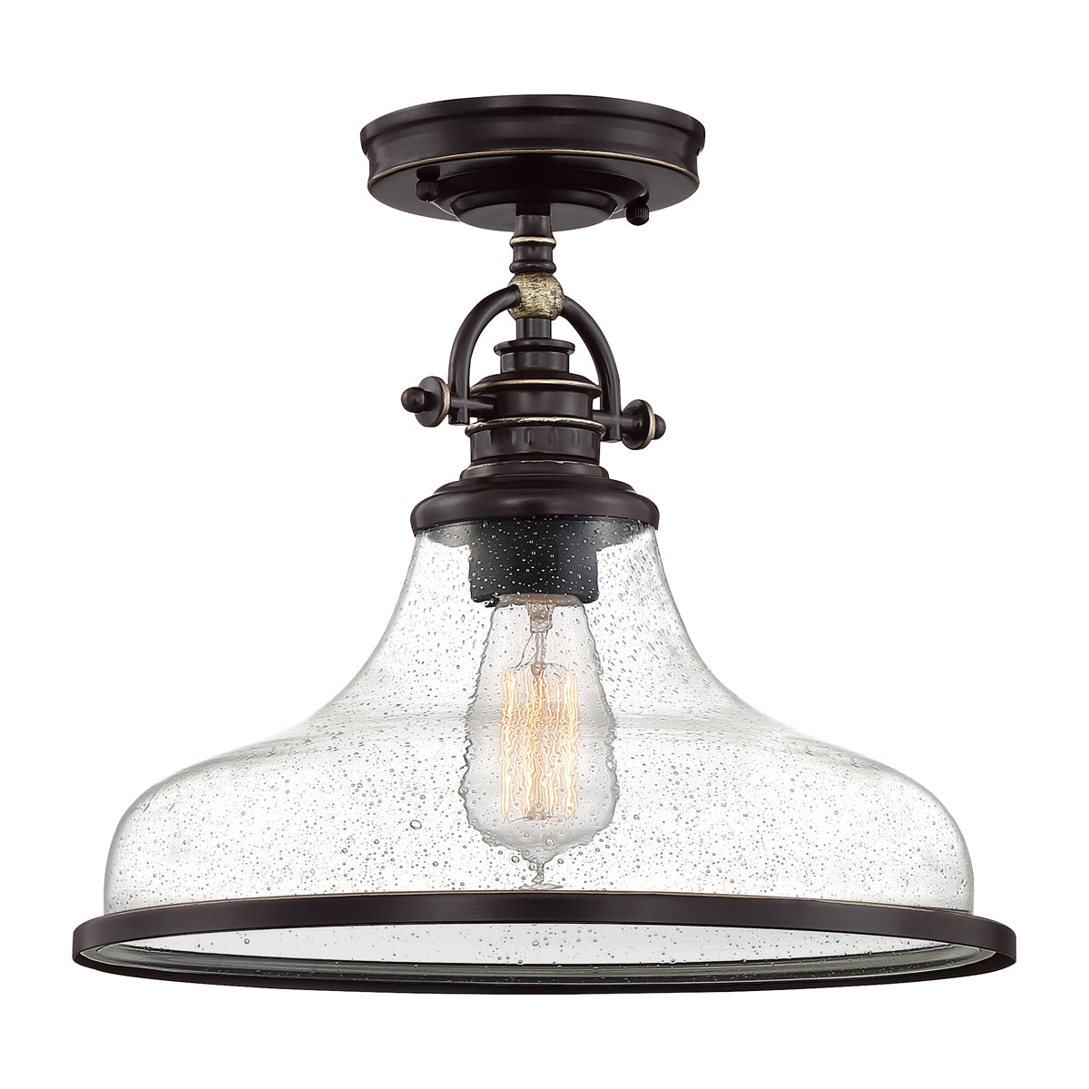  Grant 1-Light Semi-Flush Mount