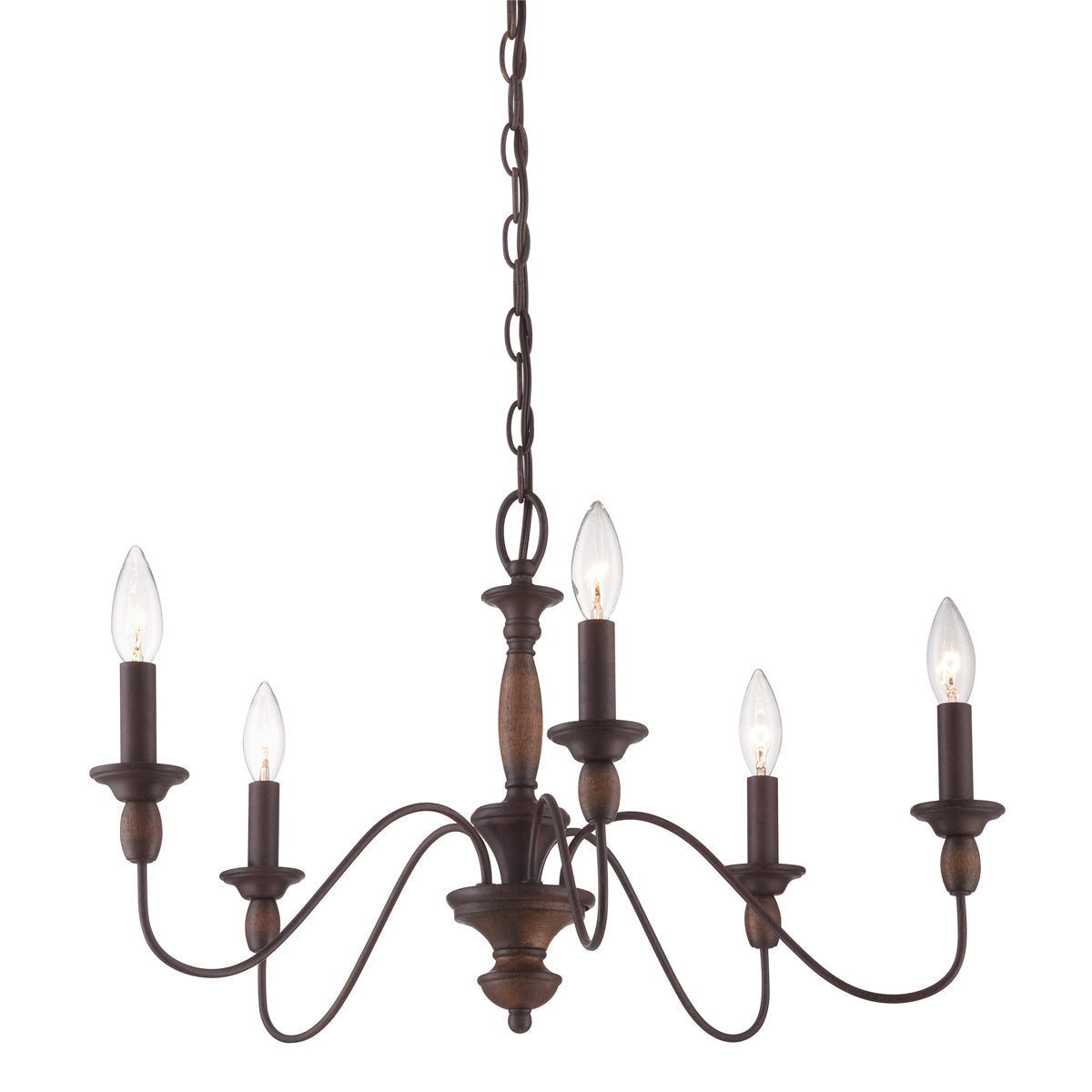  Holbrook 5-Light Chandelier In Tuscan Brown